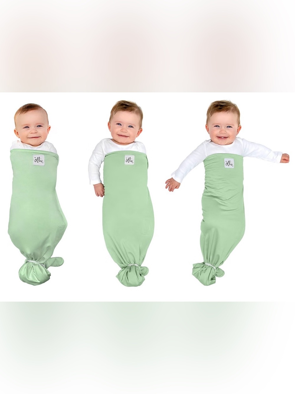 Ollie swaddle Meadow Convertible Knotted Sleep Sack for Babies